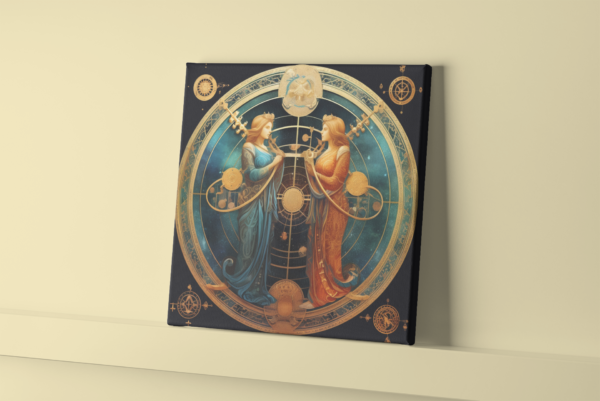 gemini low profile canvas print